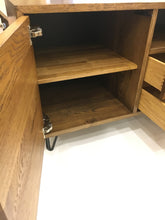 Laden Sie das Bild in den Galerie-Viewer, svo-living unikat lowboard sideboard xxl massivholz möbel